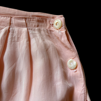 1940s Pink Rayon Lounge Pants