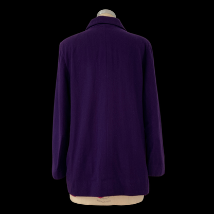 1960s Purple Wool Mod Jacket