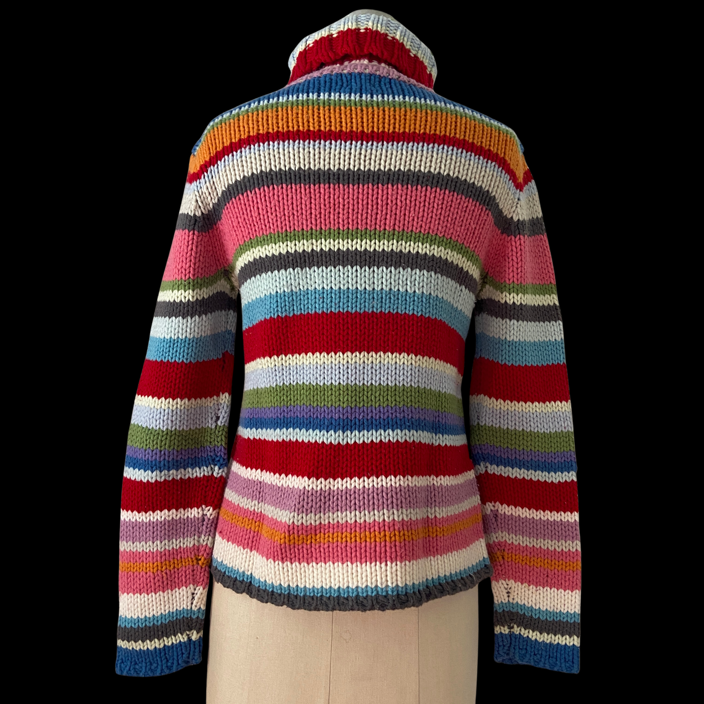 Vintage Gap Rainbow Sweater Holiday 2000