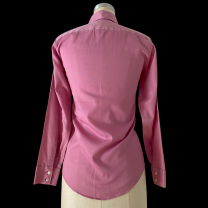 1960s Pink Dagger Collar Top