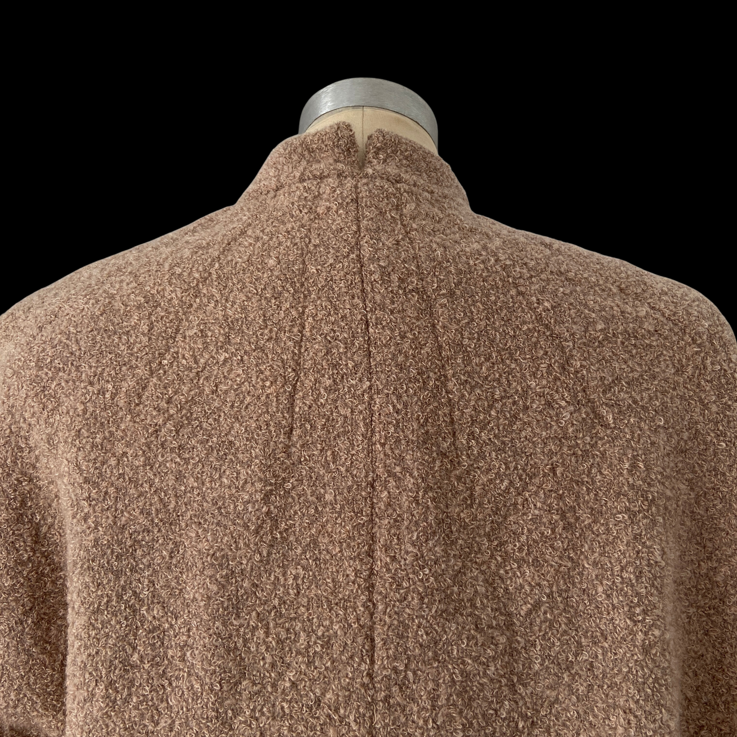 1940s Pink Boucle Wool Jacket Zelinka-Matlick and Forstmann