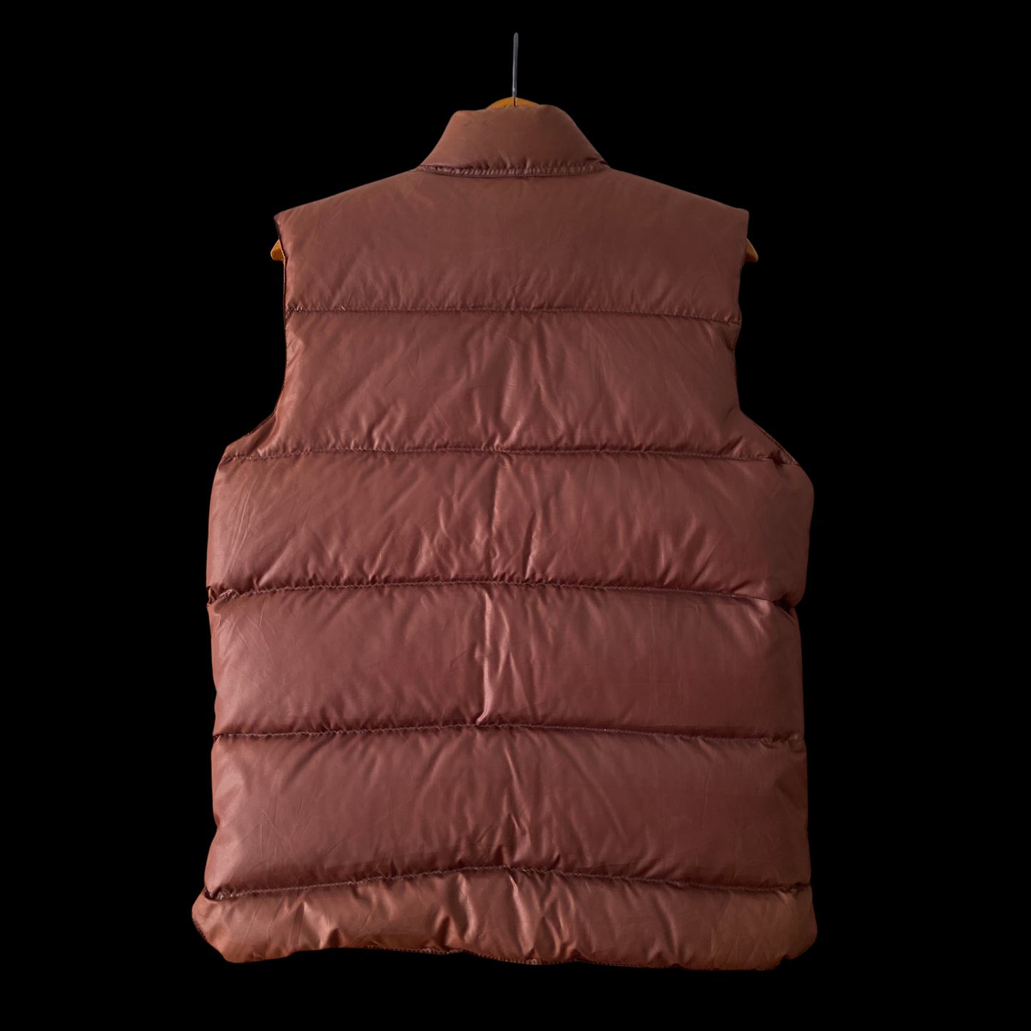 1970s Brown Down Vest Reversible