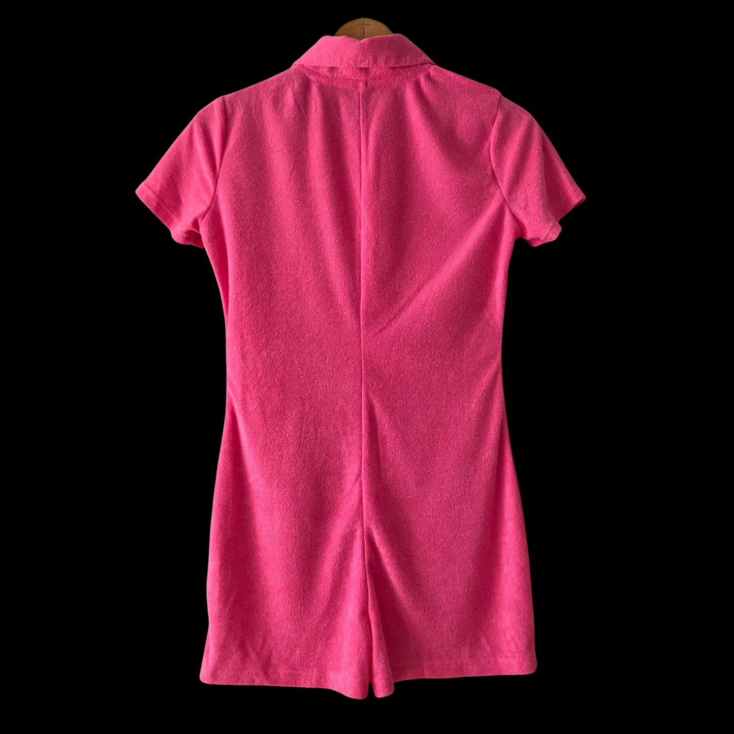 1970s Pink Terrycloth Romper