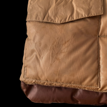 1970s Brown Down Vest Reversible