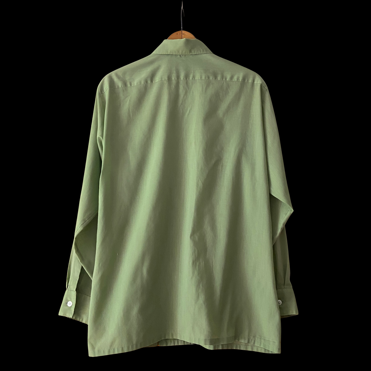 1950s Green Loop Collar Shirt