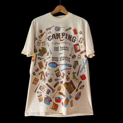 1990s "Ah Camping" Tee by Shoebox