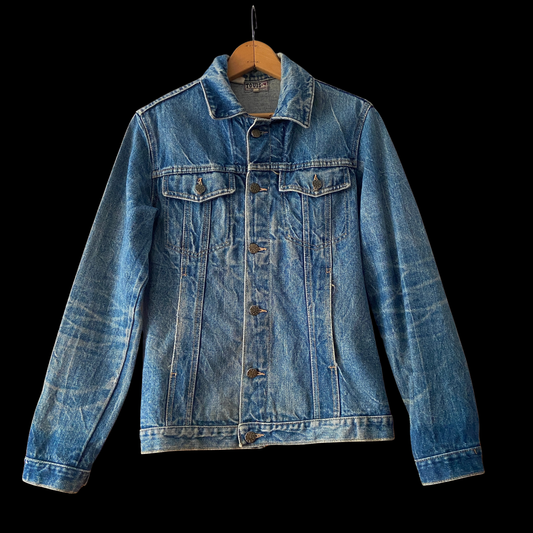 1980s Stonewash French Denim Jacket