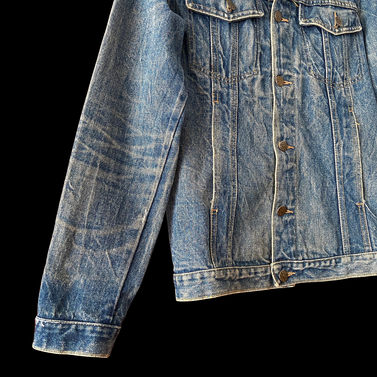1980s Stonewash French Denim Jacket