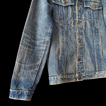 1980s Stonewash French Denim Jacket