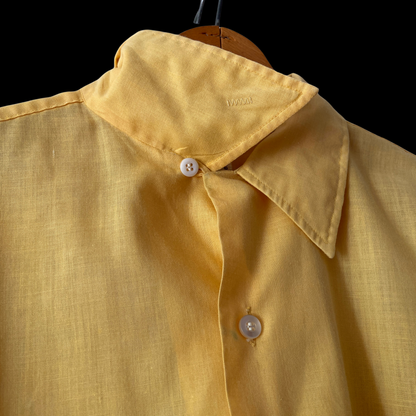 1950s Yellow Loop Collar Shirt