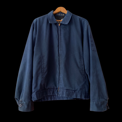 1970s Blue Mechanic Shop Coat
