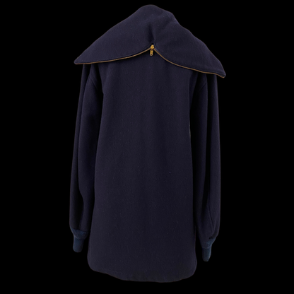 1950s Melton Wool Cadet Coat with Split Hood