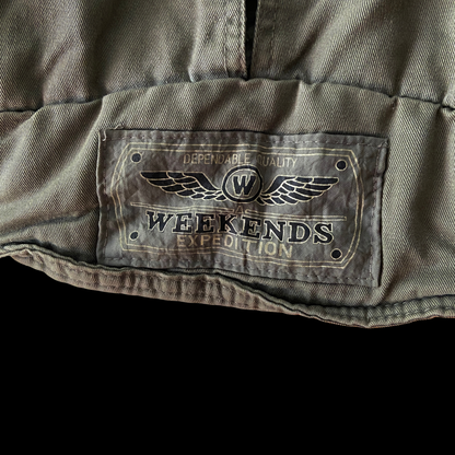 1980s Green Cotton Bomber Jacket