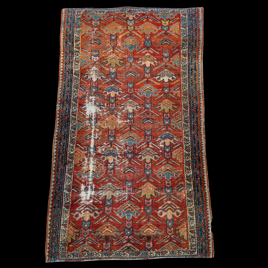 Antique Persian Heriz Rug Early 20th Century