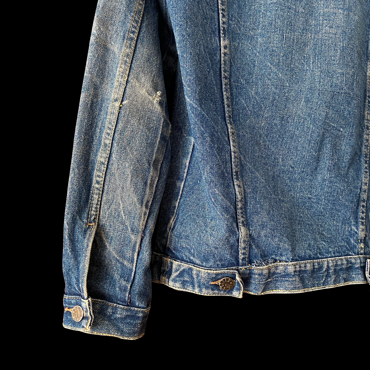 1980s Stonewash French Denim Jacket