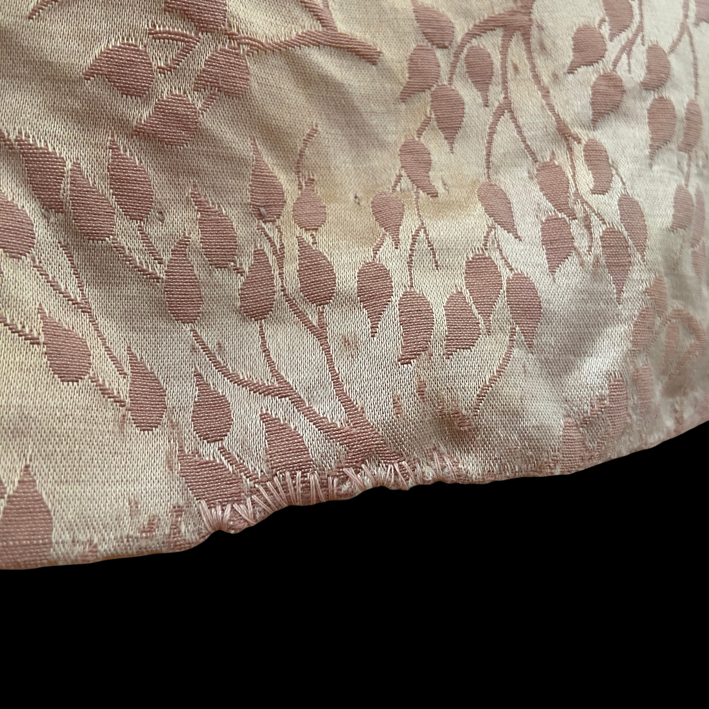 1950s Pink Brocade Wiggle Dress