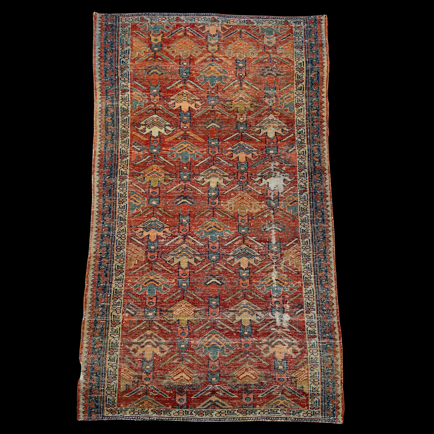 Antique Persian Heriz Rug Early 20th Century