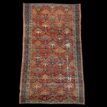 Antique Persian Heriz Rug Early 20th Century
