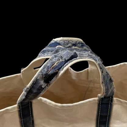1990s Blue LL Bean Boat and Tote XL Distressed