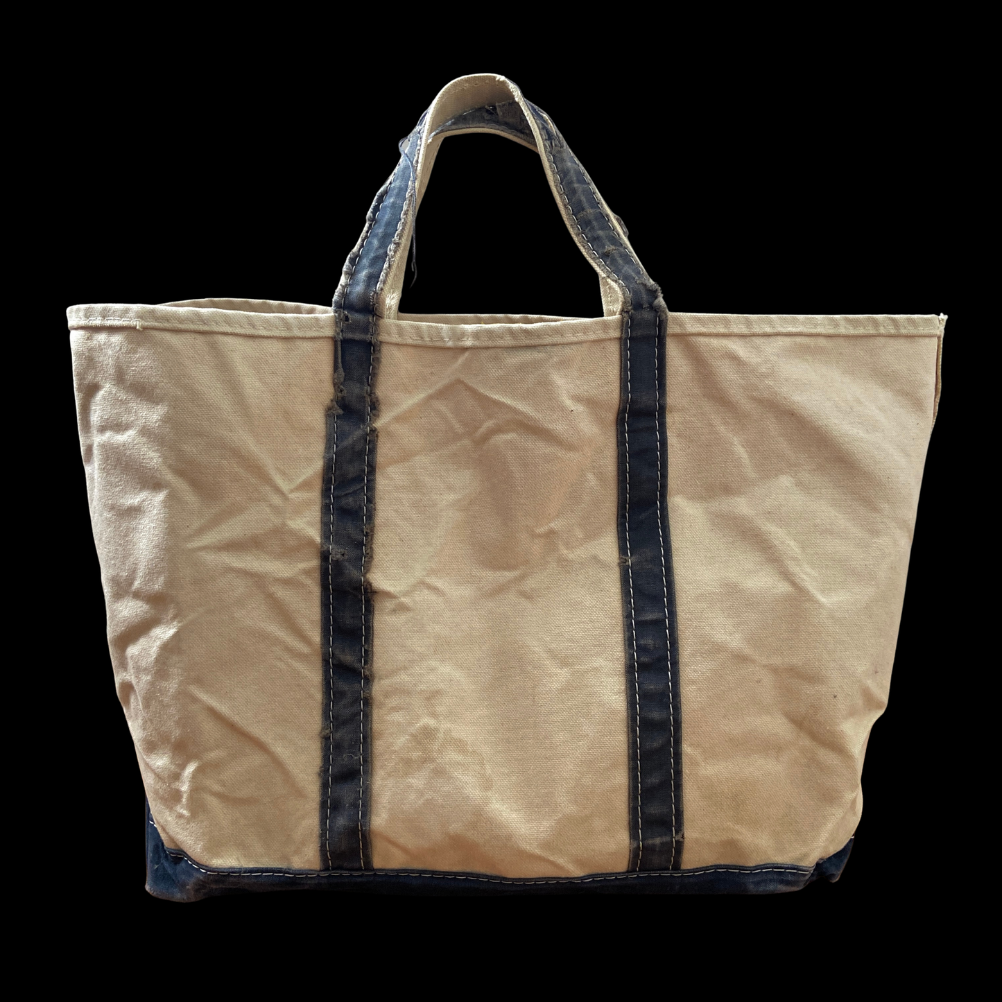 1990s Blue LL Bean Boat and Tote XL Distressed