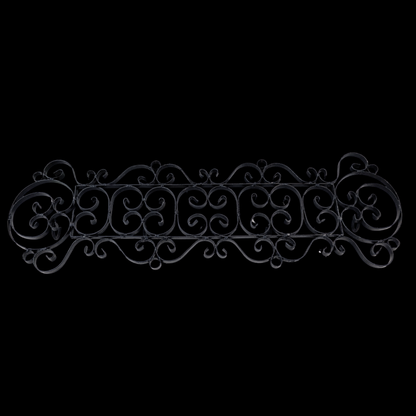 1950s Wrought Iron Fireplace Tool Set Wall Hanger