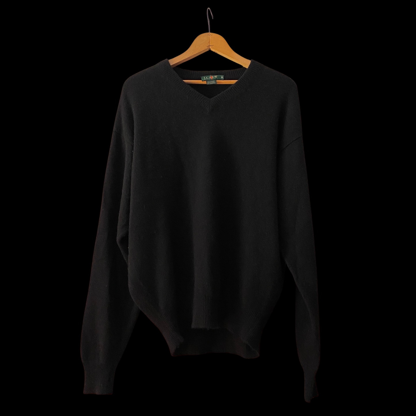 1990s J. Crew Black Cashmere Sweater