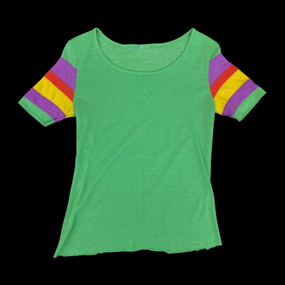 1970s Rainbow Striped Tee Shirt