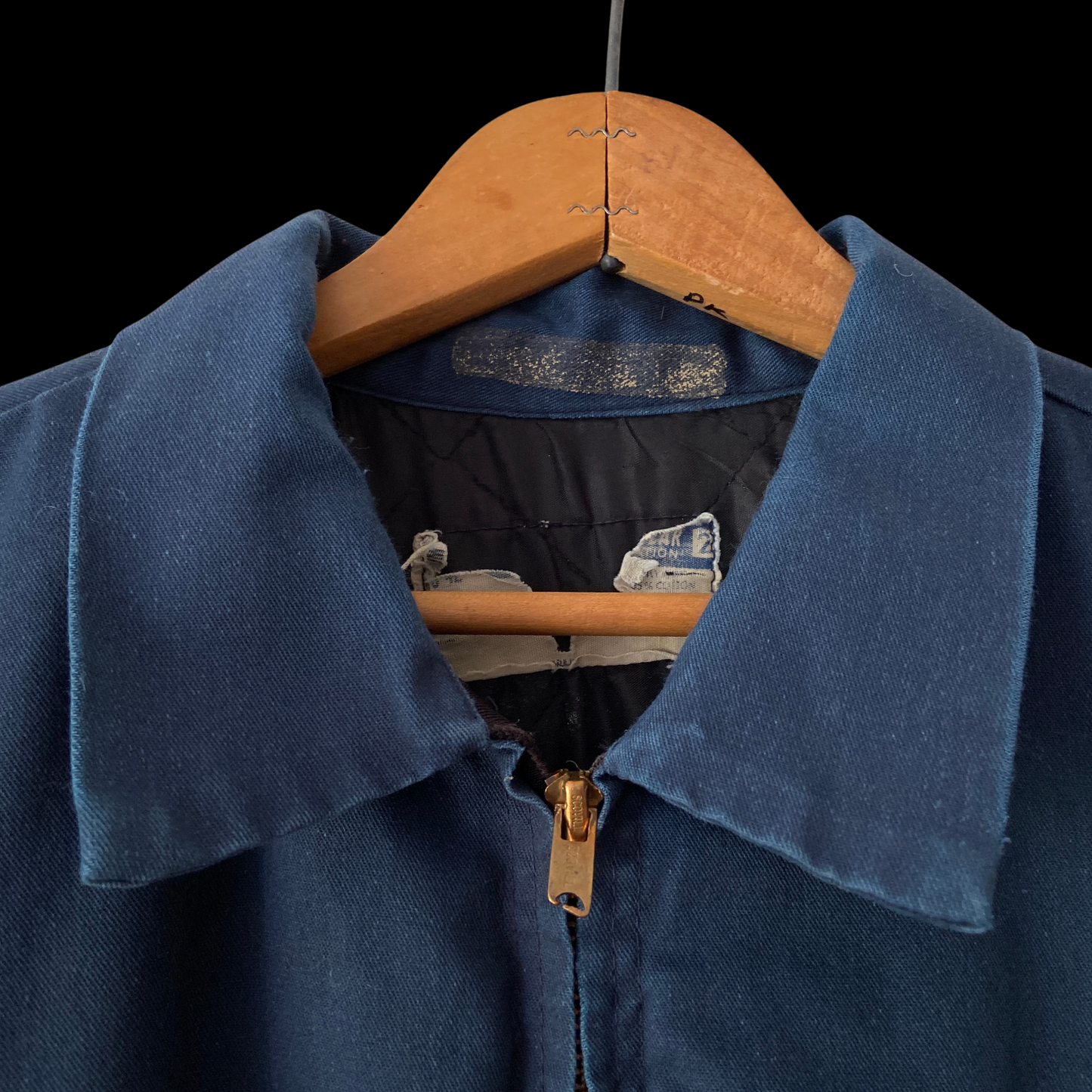 1970s Blue Mechanic Shop Coat