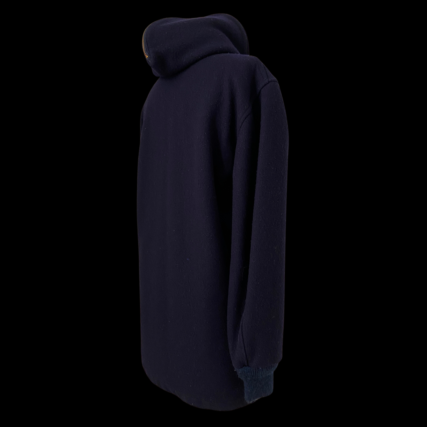 1950s Melton Wool Cadet Coat with Split Hood