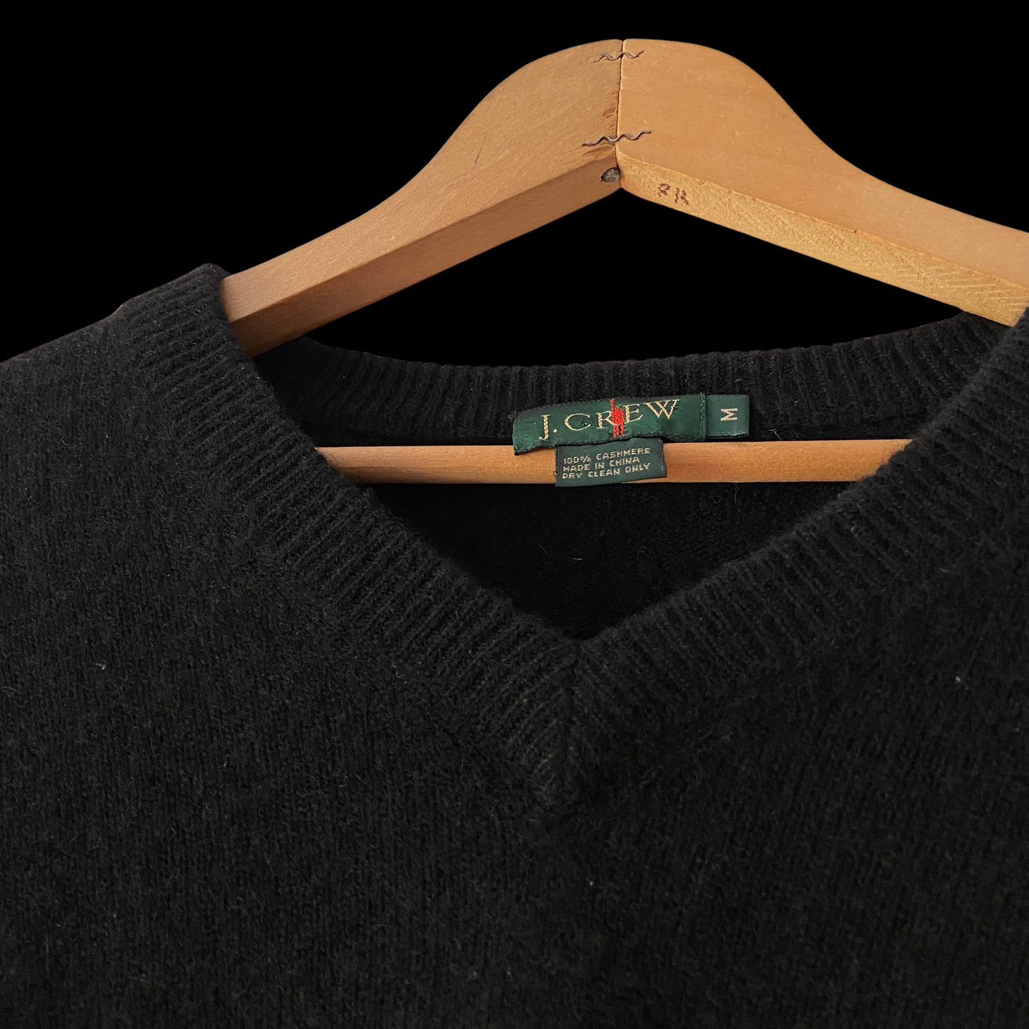 1990s J. Crew Black Cashmere Sweater