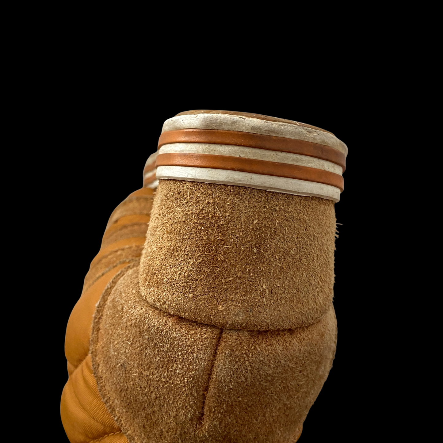 1970s Lace Up Quilted Knee High Sneaker Boots