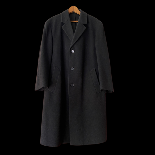 1990s Lambswool and Cashmere Coat