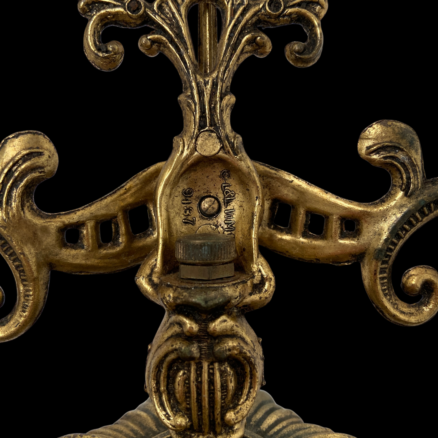 1960s Hollywood Regency Scales with Marble Base