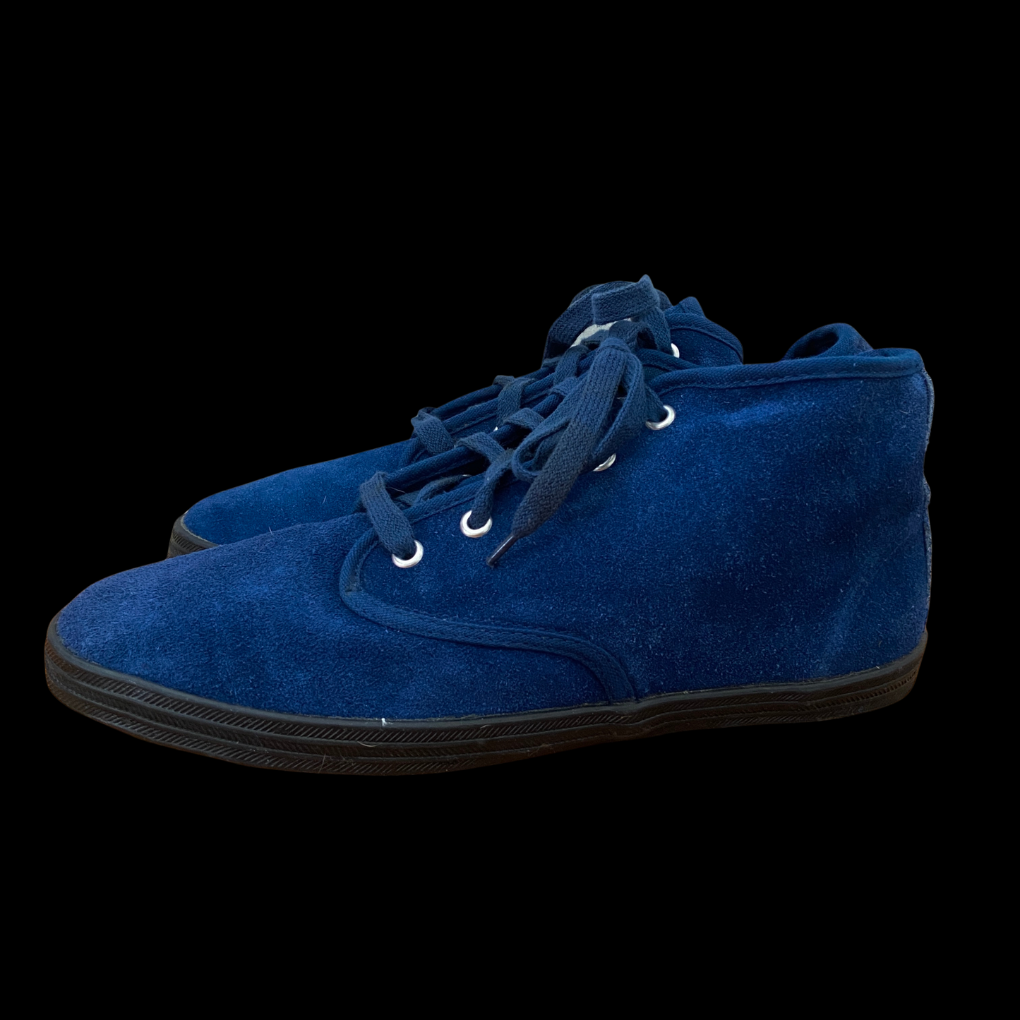 1980s Blue Suede Sneakers Deadstock