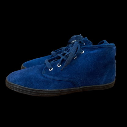 1980s Blue Suede Sneakers Deadstock