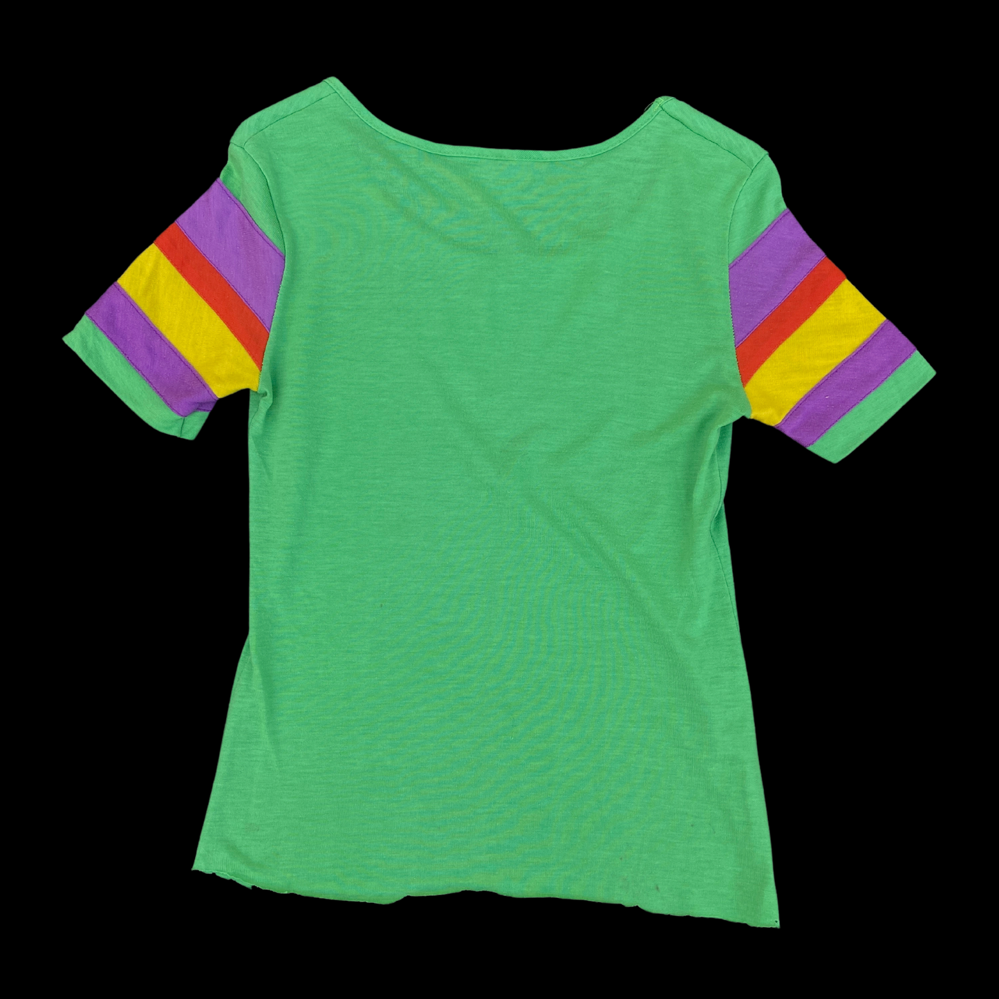 1970s Rainbow Striped Tee Shirt