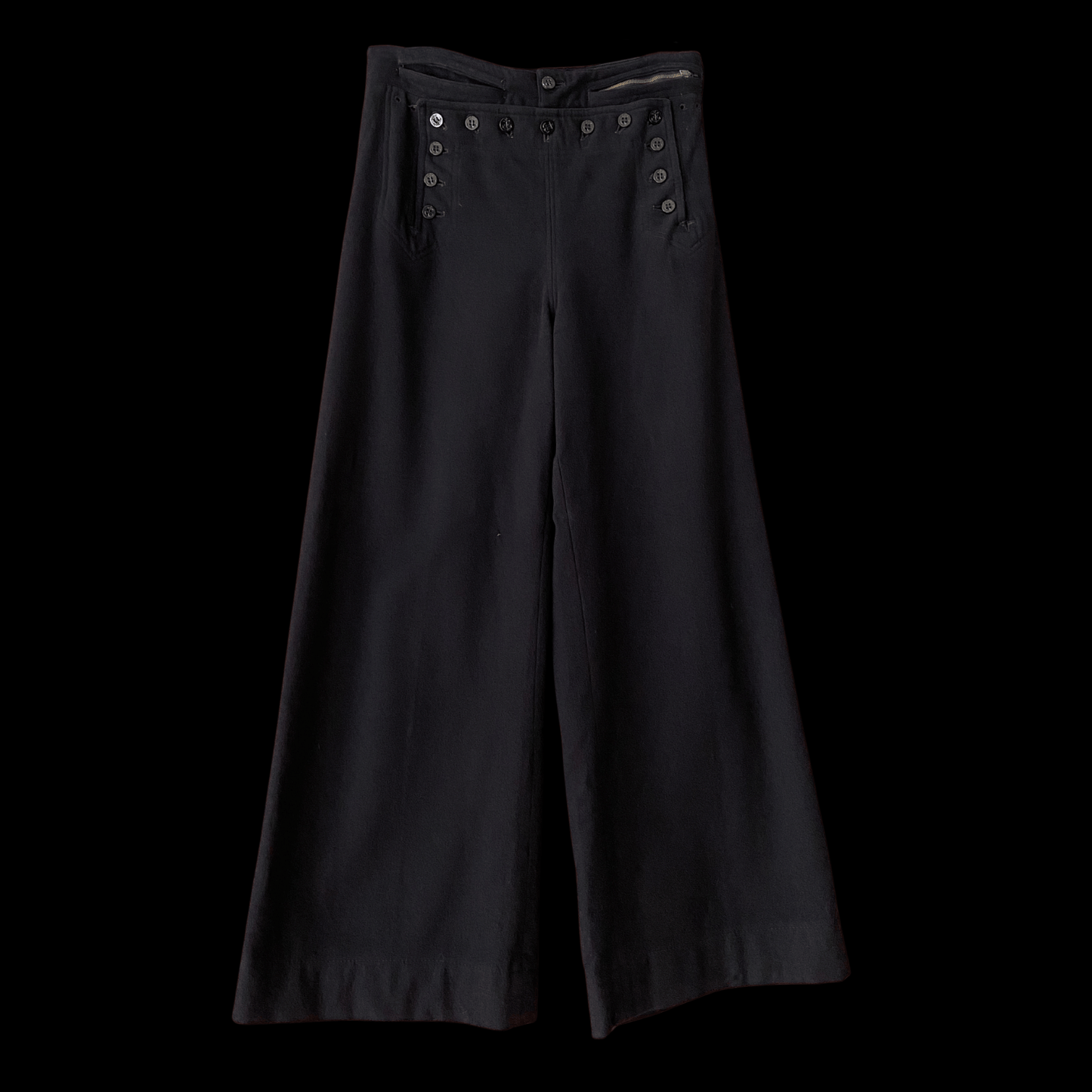 1940s Wool Navy Sailor Pants Cracker Jack