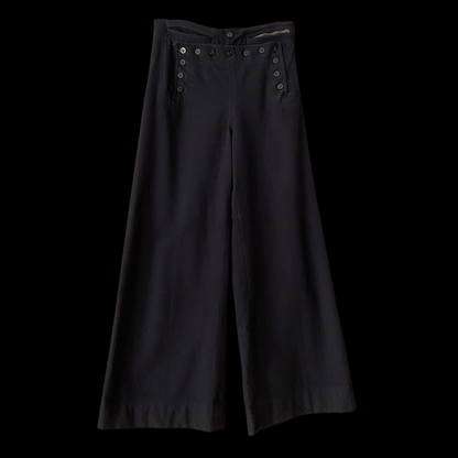 1940s Wool Navy Sailor Pants Cracker Jack