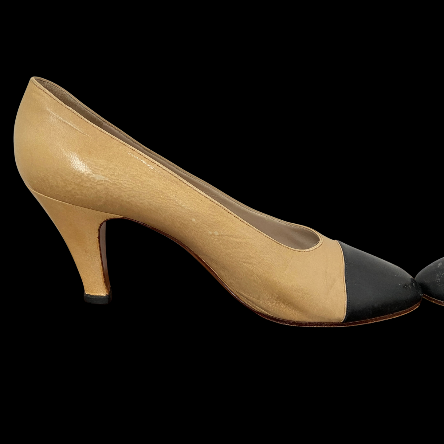 1980s Chanel Cap Toe Heels