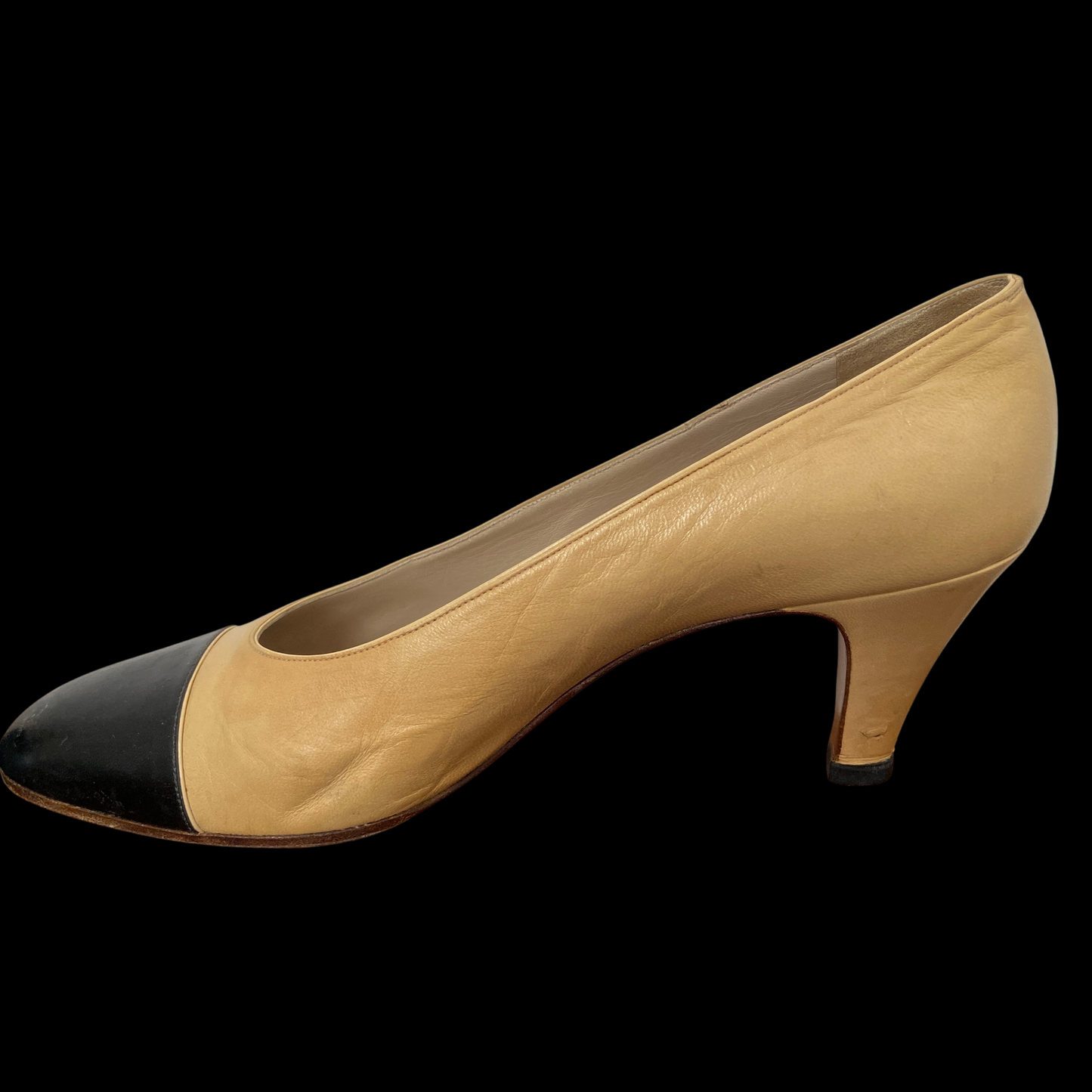 1980s Chanel Cap Toe Heels