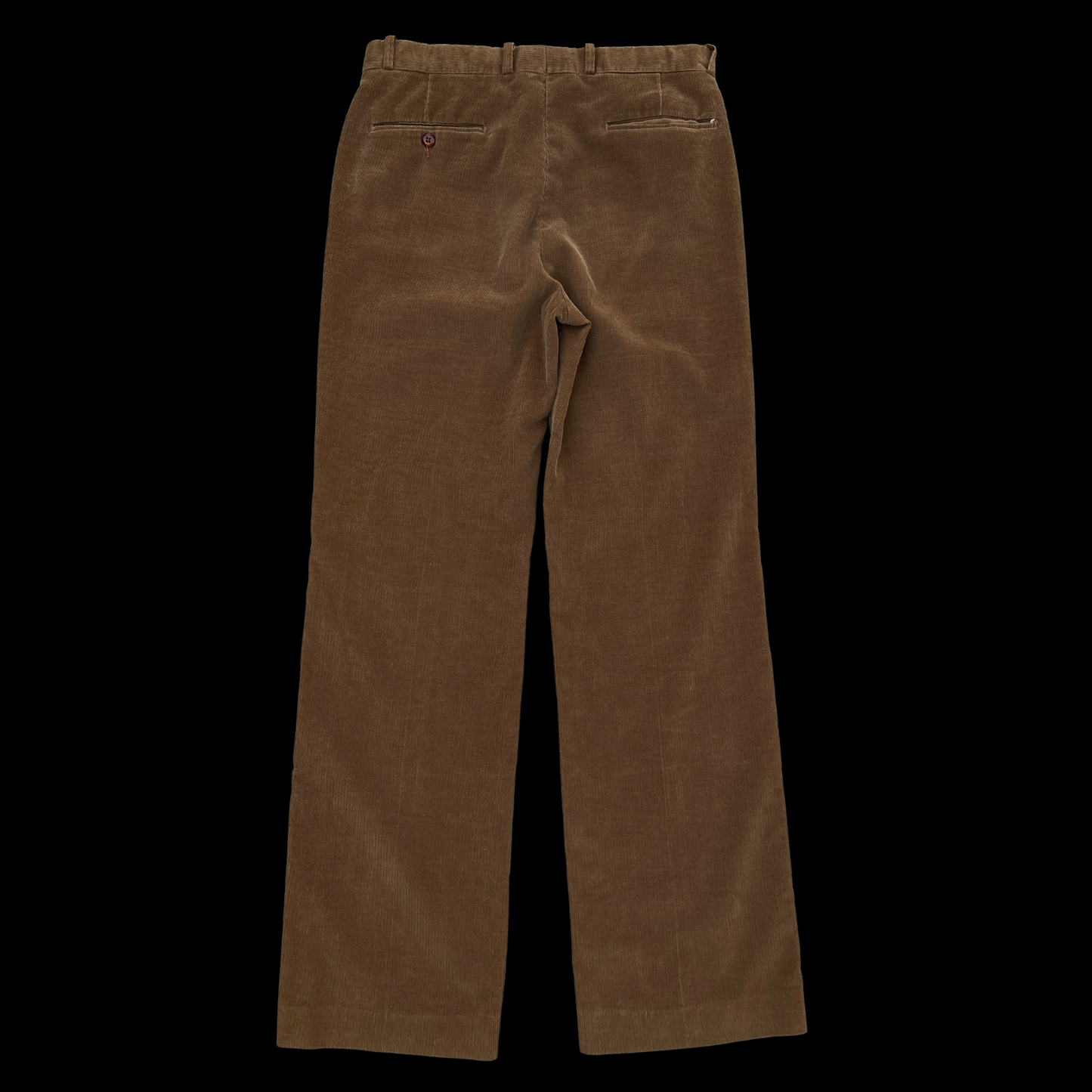 1970s Brown Corduroy Pants 33 in Waist