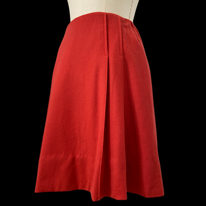 1960s Pink Wool Mini Skirt