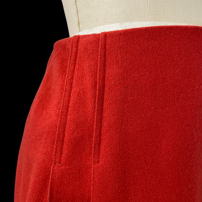 1960s Pink Wool Mini Skirt