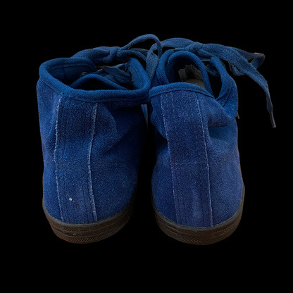 1980s Blue Suede Sneakers Deadstock