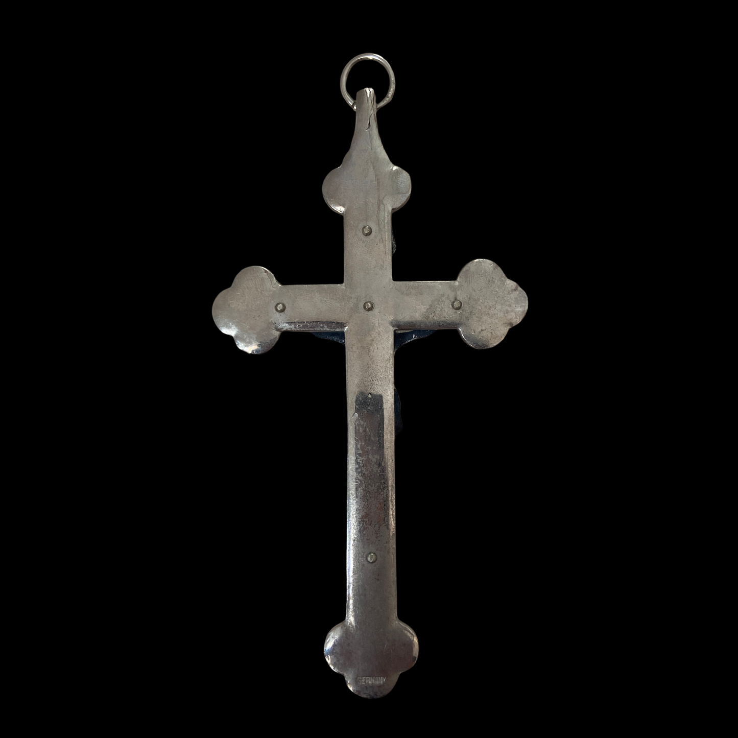 Antique Crucifix Pendant with Bakelite German