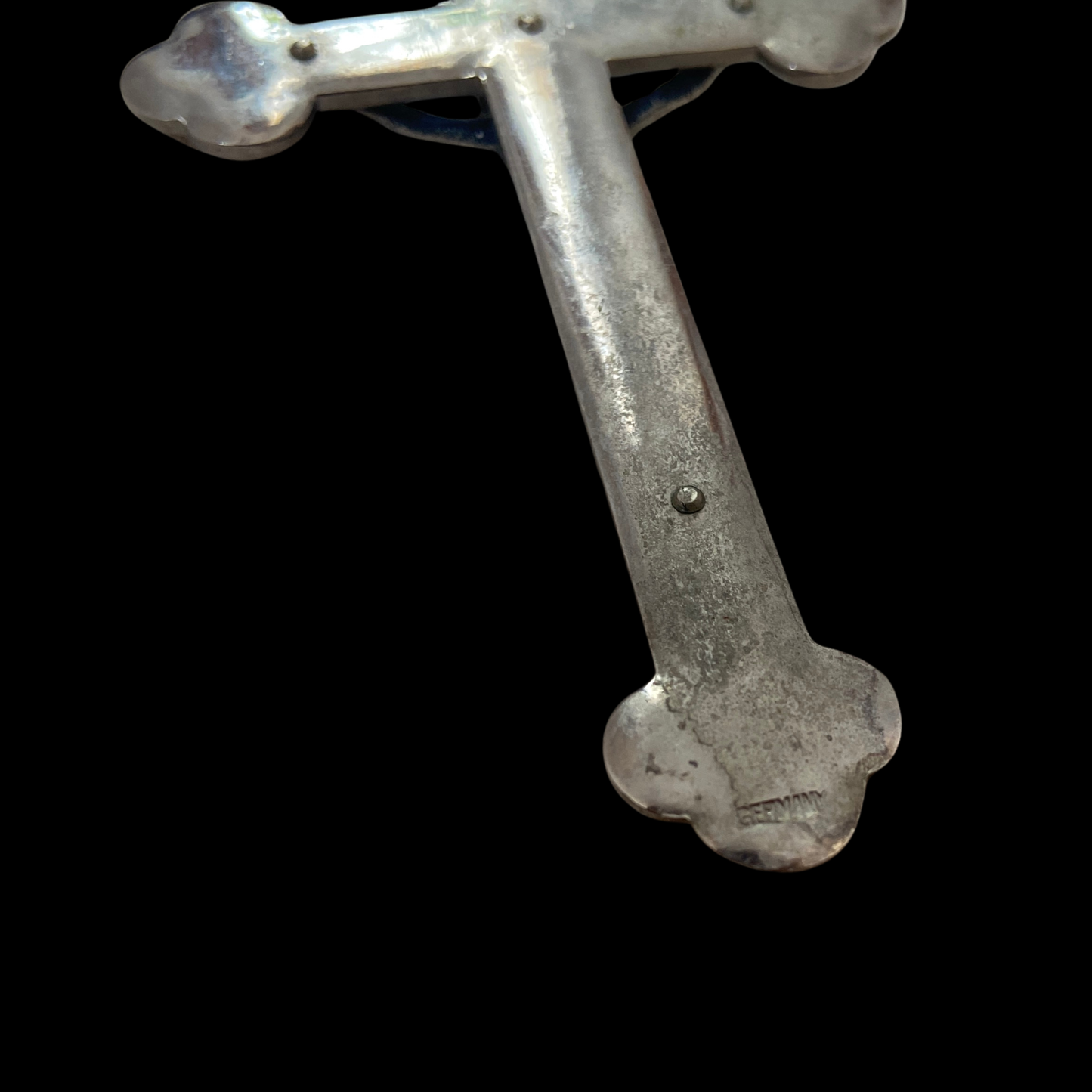 Antique Crucifix Pendant with Bakelite German