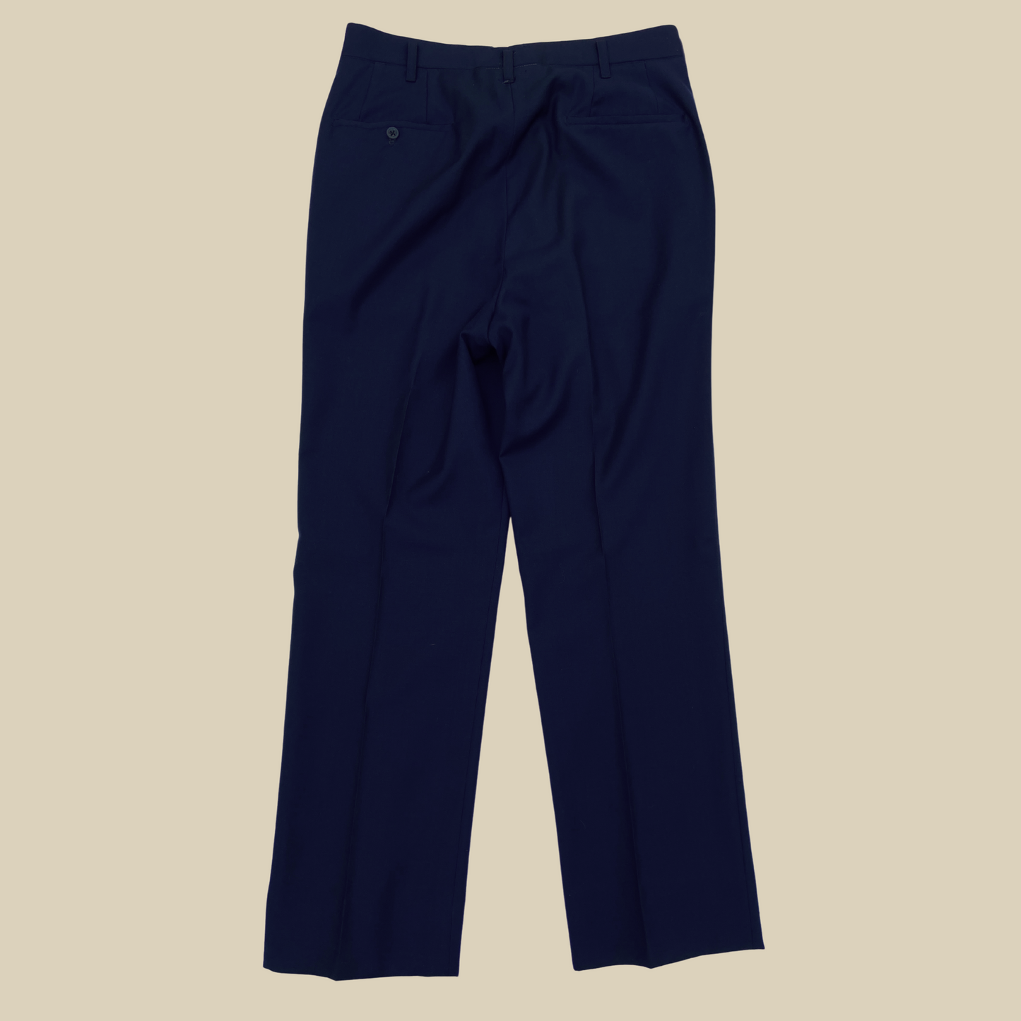 1950s Navy Wool Work Pants 33 in Waist