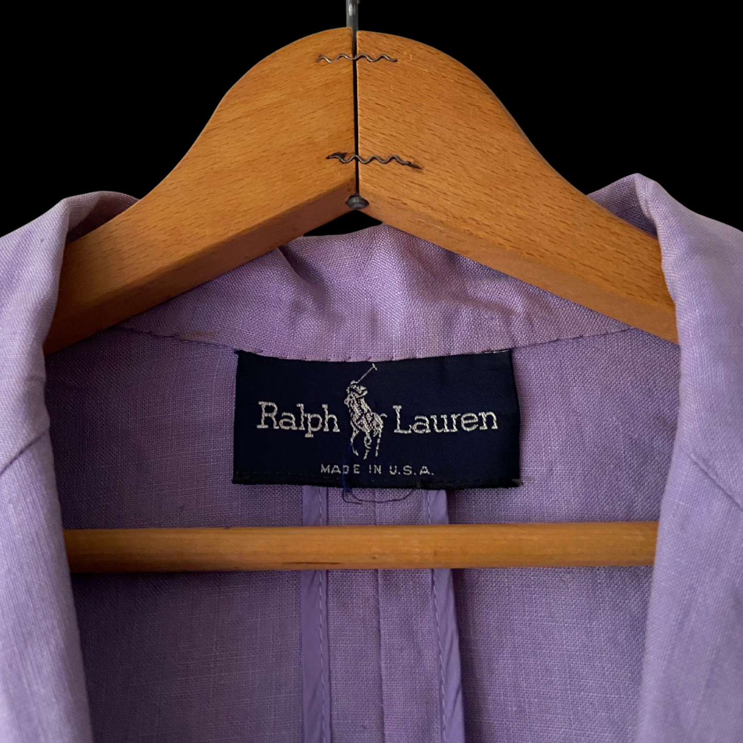 1970s Ralph Lauren Purple Linen Blazer