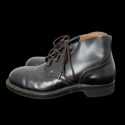 1970s Boondocker Boots Black Steel Toe