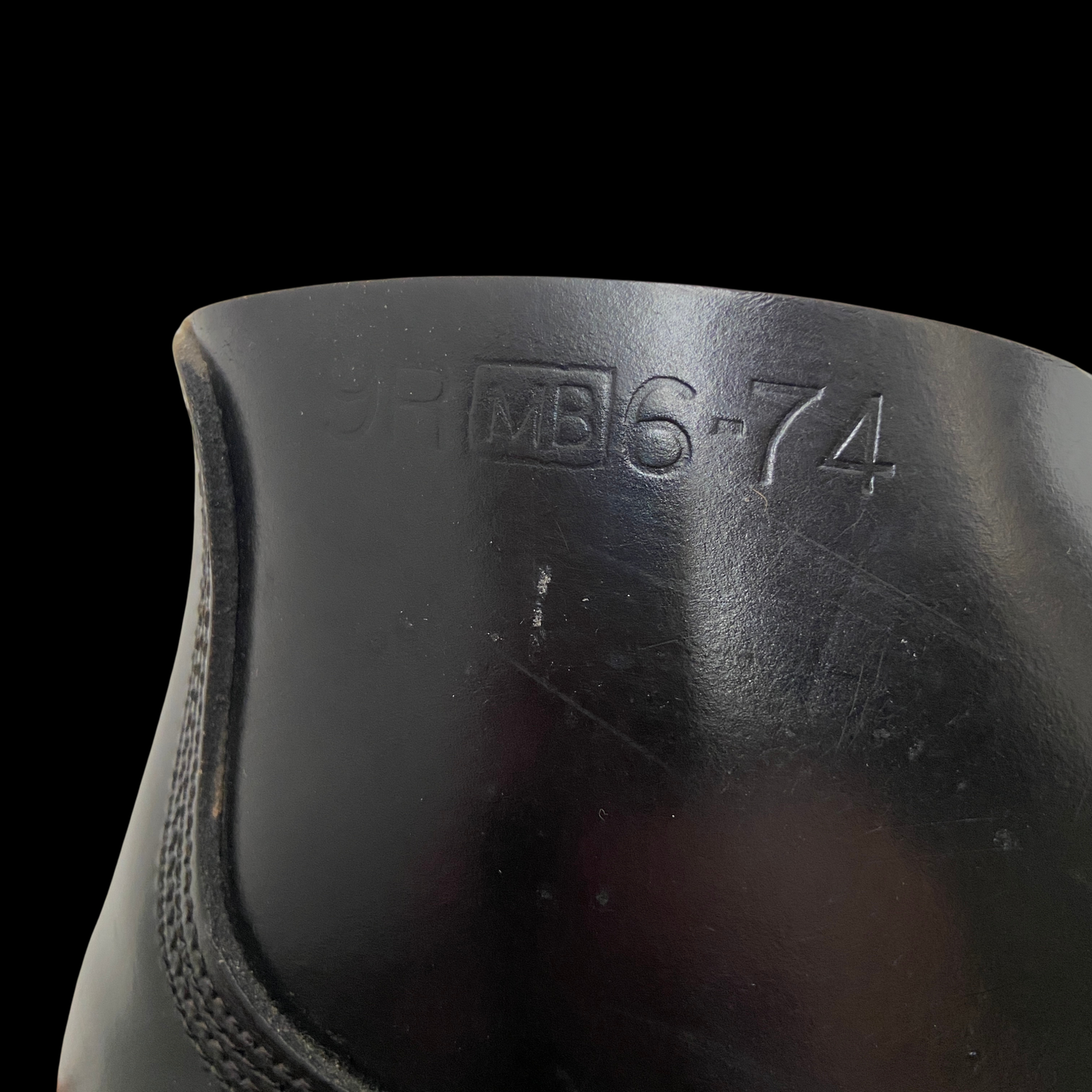 1970s Boondocker Boots Black Steel Toe